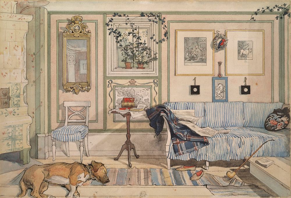 Carl Larsson《閒適的角落》